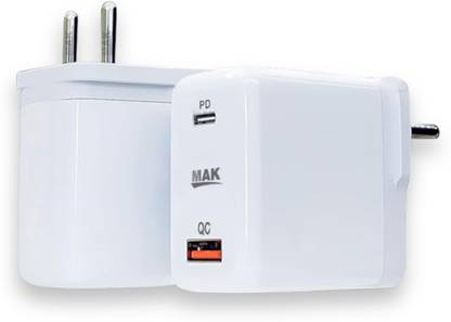 MAK 65 W Quick Charge 4 A Wall Charger for Mobile
