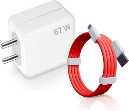 MAK 67 W SuperVOOC 6 A Wall Charger for Mobile with Detachable Cable