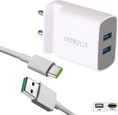 otricx 15 W Supercharge 3.6 A Wall Charger for Mobile with Detachable Cable