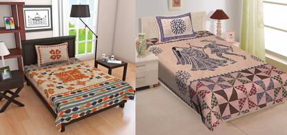 150 TC Cotton Single Bedsheet