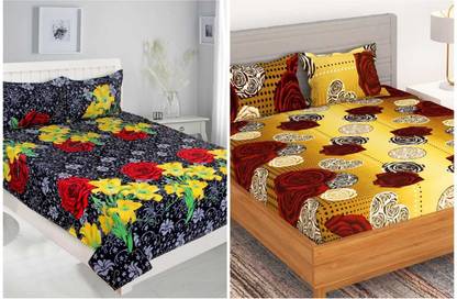 Microfiber Double Printed Bedsheet
