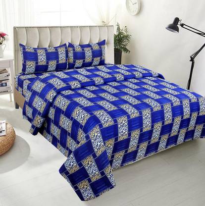 HOMDAZAL 120 TC Microfiber Double Bedsheet