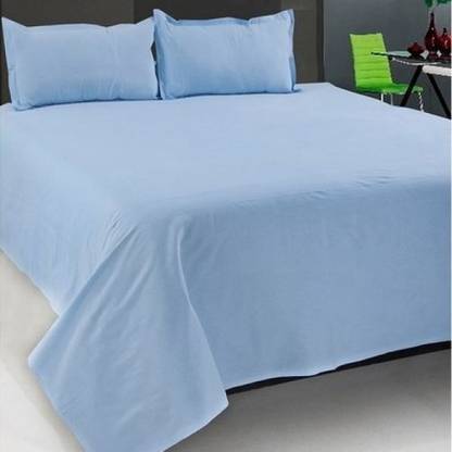 Define Home 220 TC Cotton Queen Solid Flat Bedsheet