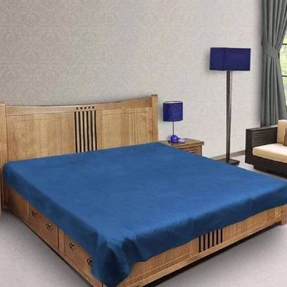 NERROHOOME 300 TC PVC Double Abstract Flat Bedsheet