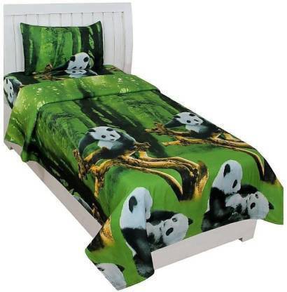 Home Readiness 120 TC Cotton Single Cartoon Flat Bedsheet