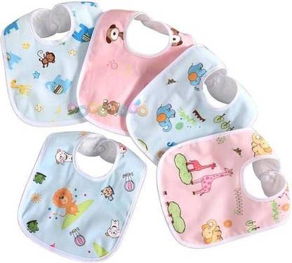 SuperStar Store waterproof, super soft cotton daily use, elegant and stylish velcro bib for baby