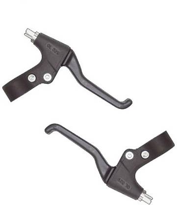 ShreNik Bicycle Brake Lever Alloy Clutch for Cycle Power Disc Brakes Lever Set Color Black Brake Shoe