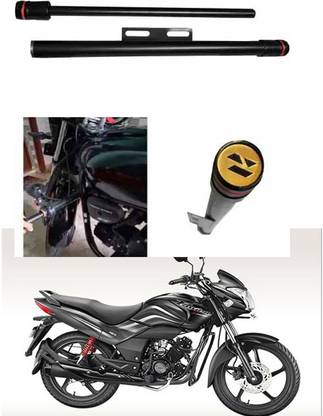 E-Shoppe NEW STYLISH HEAVY SINGLE ROD OPEN LEG GUARD FOR Passion Bike Crash Guard