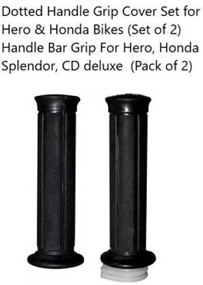 Splendor Motorcycle Hand Grips Handle Bar Grip For Hero Splendor, Splendor Pro, HF, CD deluxe