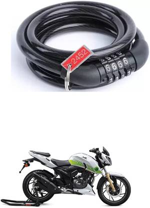 E-Shoppe Bike Number Smart Lock For Apache RTR 200 Fi E100 Quick Release Lock