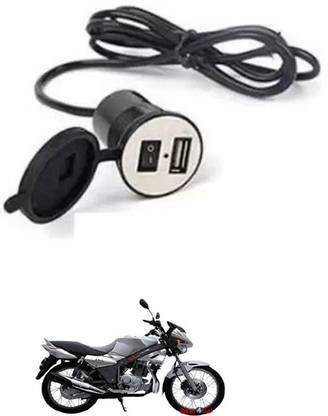 Naveeneha Bike USB charger Shocket Power V5 Q@234 12 A Bike Mobile Charger