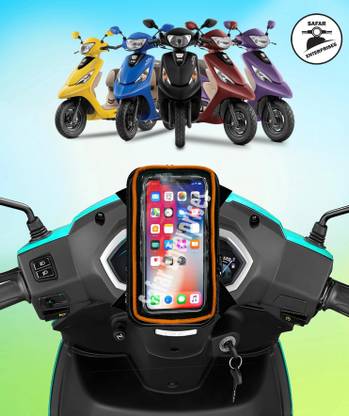 Safar Enterprises Universal Water Resisant Mobile Holder / Pouch-Bag for All Scooter Scooty Bike Bike Mobile Holder