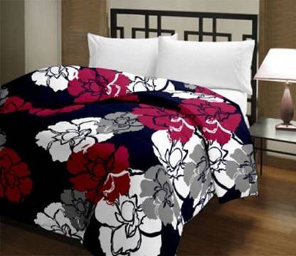 SUNJES Floral Double Dohar for  Mild Winter