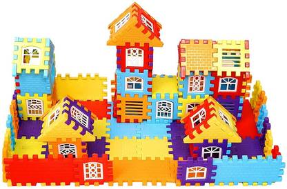 HENGLOBE Building Blocks - Blocks Game for 3 Years Home Block Game Big House Big Block Kid Block Toy Building Toy Block