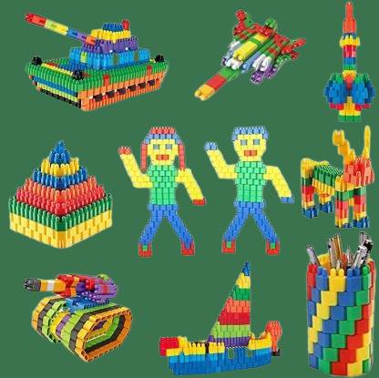 Mayne TINY TYKE TINKERTOYS: 100+ Unbreakable Bullet Blocks for Creative Kids _bull1406