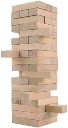 arovemic Premium Wooden Block Stacking Game - Family Fun & Skill-Building-A3