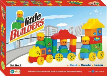 Ekta Little Builders Block No.2 | Perfect Blocks for Little Hands