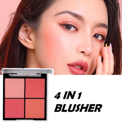 KAIASHA 4 Color Blusher Palette Pressed Powder Blush