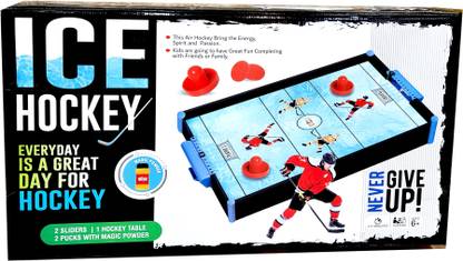 KIDISTIK Wooden Ice Hockey for Kids Air Hockey Board Game