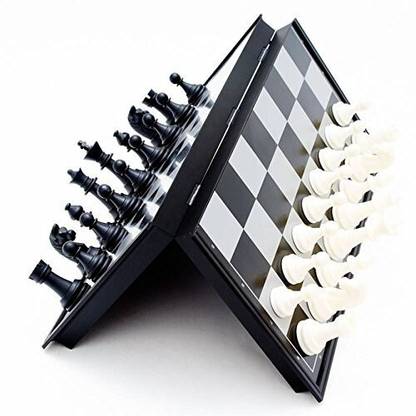 Mynxe Magnetic Chess Set with Folding Board for Kids and Adults 5 cm Chess Board