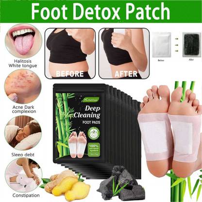 nandurba Detox Foot Pad with Ginger & Tourmaline for Leg Discomfort Plaster & Patch