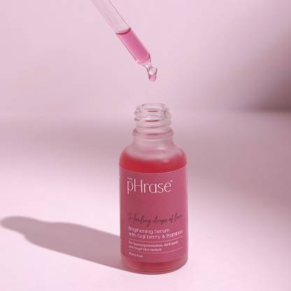 the pHrase Brightening Serum for hyperpigmentation&Darkspots with Goji Berry,Niacinamide