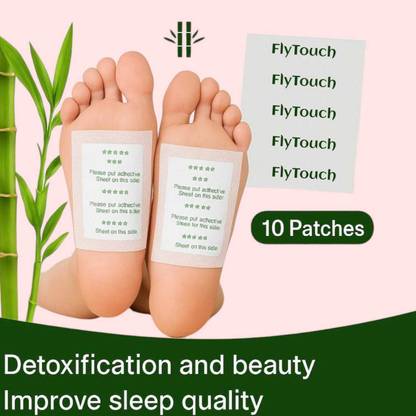 FlyTouch Powerful Detox Foot Pads for Nightly Relaxation, Cleanse and Recovery