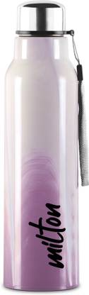 MILTON Steel Marble 900 Insulated Inner Stainless Steel Water Bottle, Voilet 630 ml Bottle