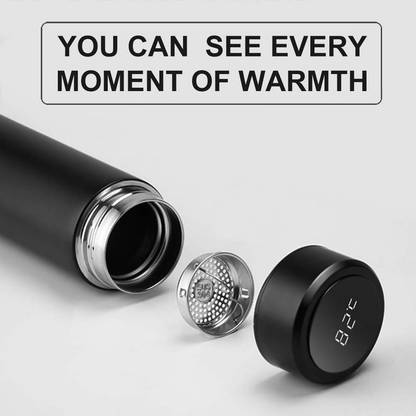 geutejj Smart Bottle with LED Temperature Display with Touch Screen Smart 328 500 ml Bottle