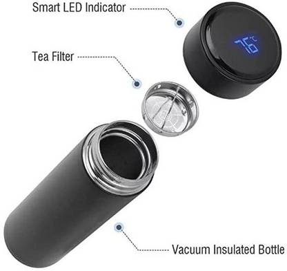 geutejj Bottle with LED Temperature Display 372 500 ml Bottle