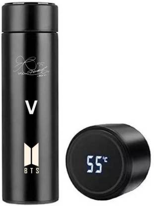 PIJERA BTS V Signature Temperature Bottle Stylish Limited Edition Item For Fans 500 ml Flask
