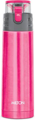 MILTON Atlantis 600 Thermosteel Water Bottle, ISI Certified, 24 Hr Hot and Cold 500 ml Flask