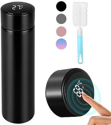 Defeated Gambler Water Bottle with LED Temperature Display,Double Wall 500 ml Bottle