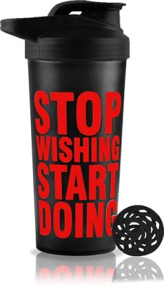 Pack of 1 Shaker Bottle, 100% Leakproof, BPA-Free Blender Bottle for Protein and Water 700 ml Shaker Plastic