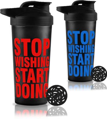COOL INDIANS Premium Sports Combo Of Gym Shaker Bottle With Blender ball. 700 ml Shaker