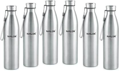 NIRLON Summer Cool Single Wall Stainless Steel Fridge Water Bottle 1000 ml Bottle