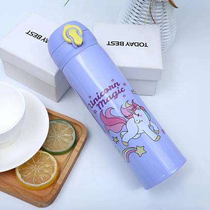 Iktu Hot & Cold SUS304 Stainless Steel Unicorn Water Bottle Vacuum Insulated Flask 500 ml Flask