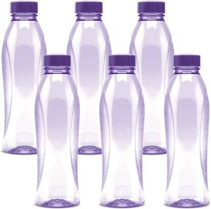 Pishon Pack of 6 MILTON Osom 1000 ml Bottle (Pack of 6, Purple, Plastic) 1000 ml Bottle PET