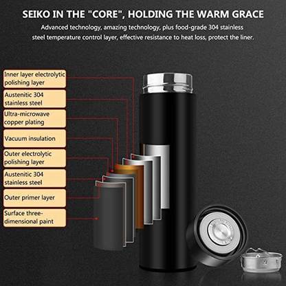 geutejj Bottle with LED Temperature Display 445 500 ml Bottle