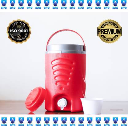 BLVD 5000 ML Water Jug Red Container Bottled Water Dispenser