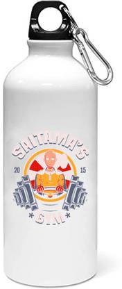 Rushaan Saitamas regular gym - Printed Sipper Bottles For Animation Lovers 600 ml Flask