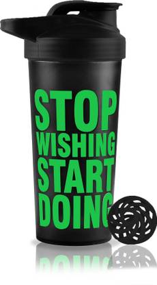 Pack of 1 Shaker Bottle, 100% Leakproof, BPA-Free Blender Bottle for Protein and Water 700 ml Shaker Plastic