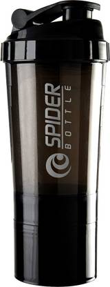 Pack of 1 Shaker Bottle, 100% Leakproof, BPA-Free Blender Bottle for Protein and Water 500 ml Shaker Plastic