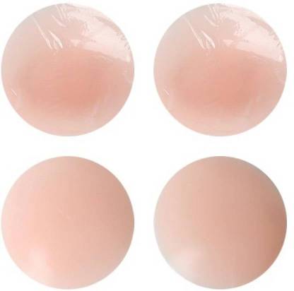 LIJIE Women's & Girls Reusable Premium Nipple Cover Adhesive Sticker Pasties Silicone Peel and Stick Bra Pads