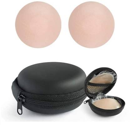 LIJIE 1 Pair Women's Reusable Silicone Covers With Case Silicone Peel and Stick Bra Petals