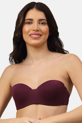 PrettyCat PrettyCat wired strapless tshirt bra Women Balconette Lightly Padded Bra