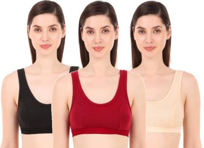 M Mapon Fashion Girls Sports Non Padded Bra