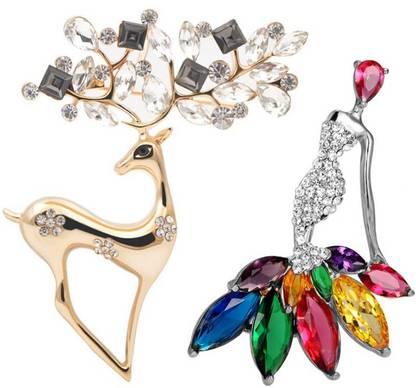 Stylish and Trendy party Wear Jewellery Brooch