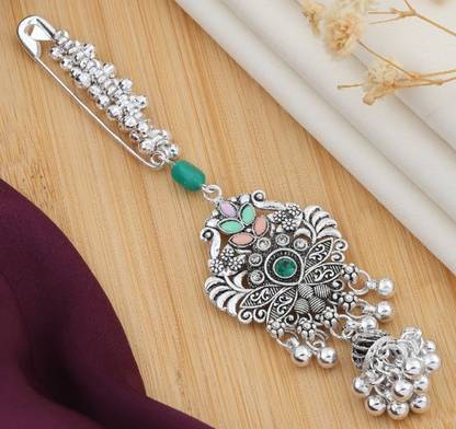 Trending New Silver Saree Pins For Womens Wear Brooch