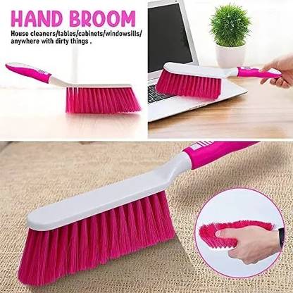 Trimurti Car, Carpet Cleaner Long Bristle Carpet Upholstery with hard bristles home dust Nylon Dry Brush